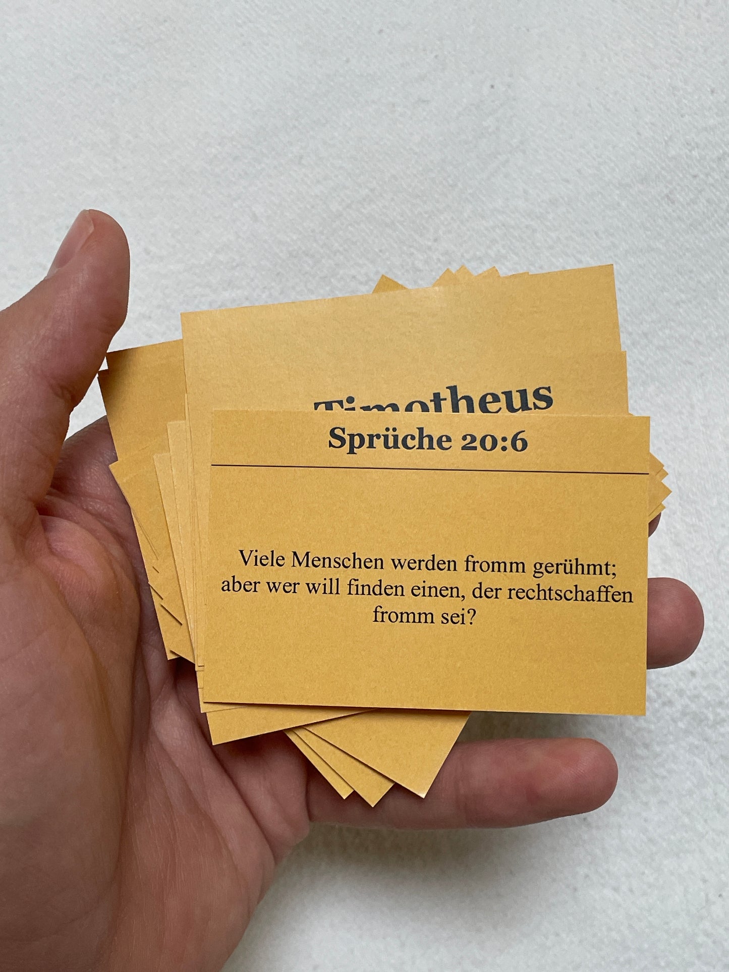 goodfruit Lernkarten Treue und Wachstum 20er-Set christlich