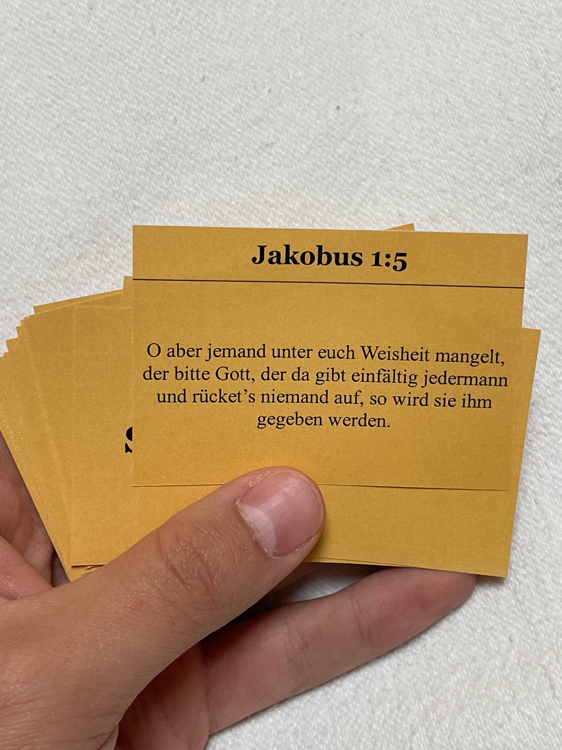 goodfruit Lernkarten Gehorsam und Weisheit 20er-Set christlich