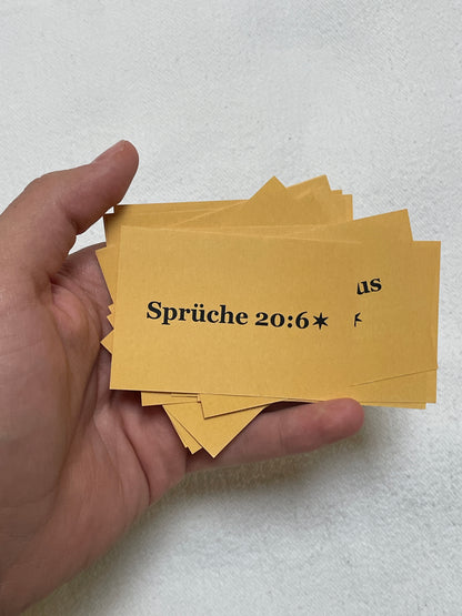 goodfruit Lernkarten Treue und Wachstum 20er-Set christlich